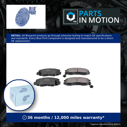 Brake pads set fits - brake,