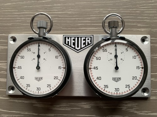 Boxed heuer stopwatch set - boxed,