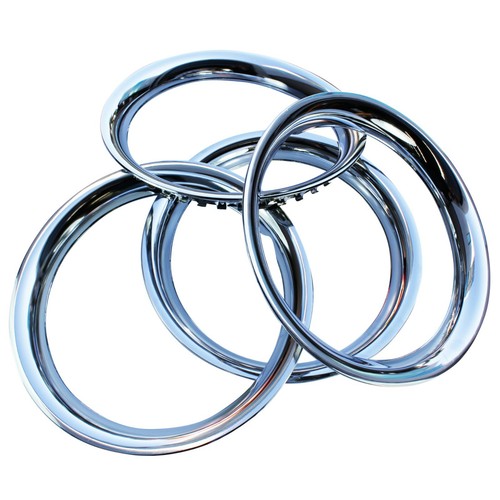 Chrome wheel trim rings - trim, (band)