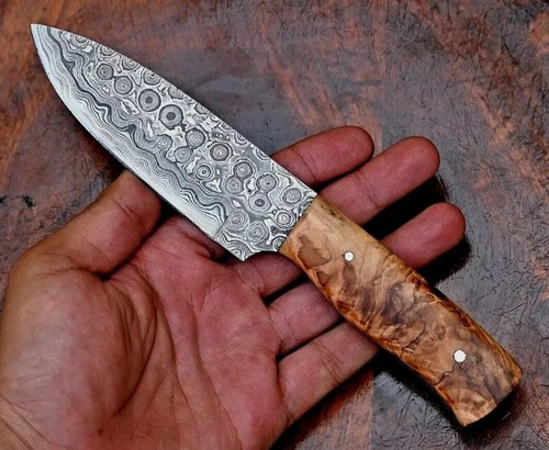 Damascus hunting knife - damascus, custom