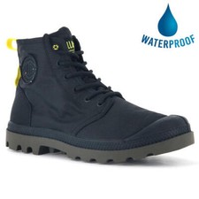 Palladium Pampa Hi Mens Waterproof Vegan Combat Ankle Boots Black Size UK 8-11