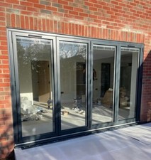 Aliminium Byfold doors with