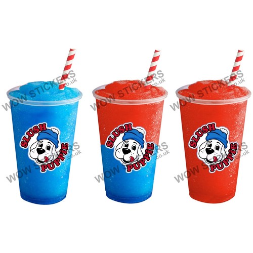 Ice cream van sticker slush - ice,