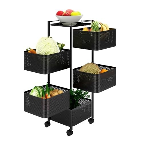 Square trolley basket - square, rack