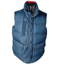 TOMMY HILFIGER DOWN BODY WARMER GILLET MENS LARGE - PUFFER