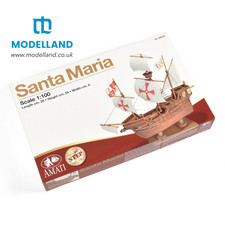 Amati Santa Maria 1:100 First Step Wooden Ship Model Kit A600.03