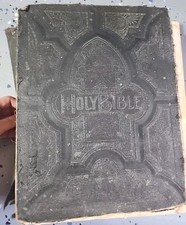 Vintage 1800s FAMILY HOLY