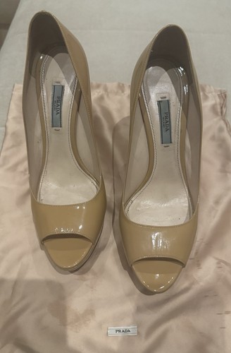 Prada platform heel shoes - prada,