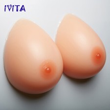 A-FF Cup Silicone Breasts Tear Mold Crossdresser Silicone Pads Bra Enhancers