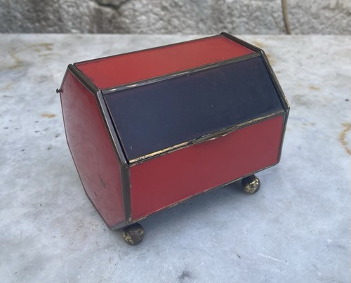 Art deco red - deco, black
