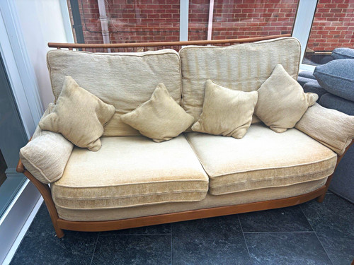 Ercol beige fabric - ercol,