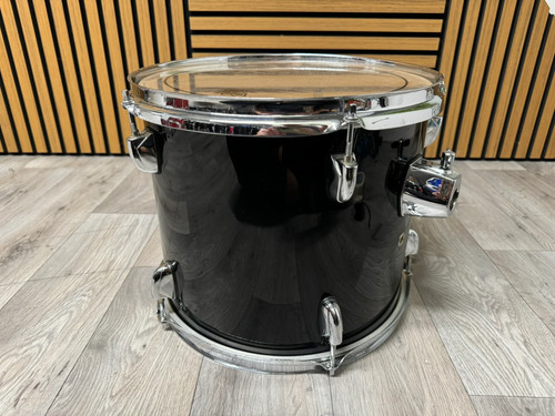 Black x11 rack tom - black, 13”x11”