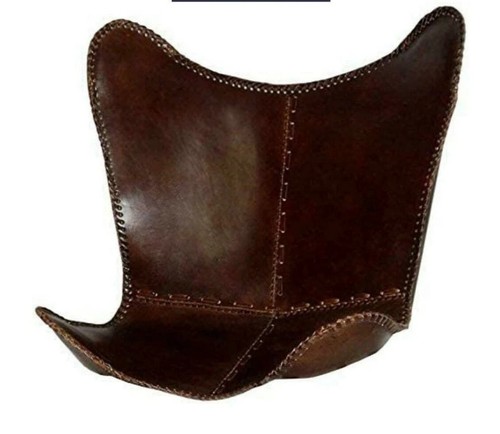 Brown handmade vintage cowhide - brown,