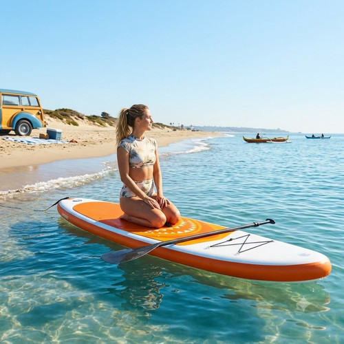 Orange 11ft paddle - paddle, sup