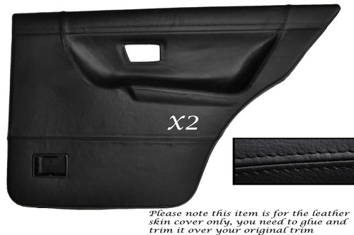 Black stitch rear door card - stitch,