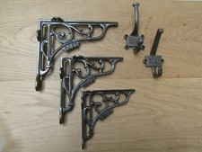 Cast Iron vintage rustic Shelf