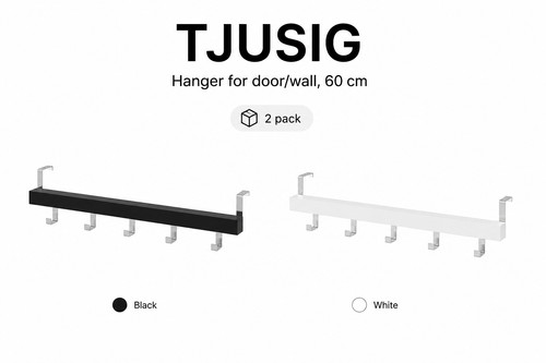 Ikea tjusig door wall hanger - ikea,