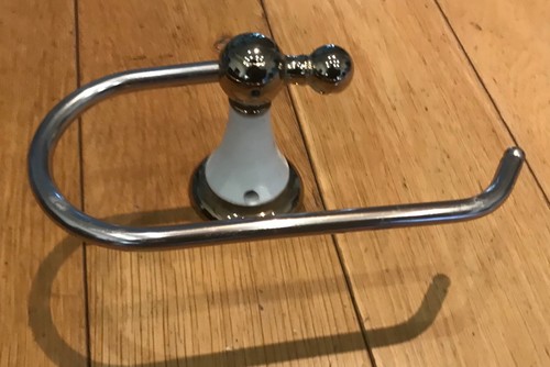 Vintage brass white ceramic - &,
