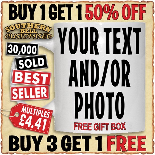 Personalised mug photo custom - mug,