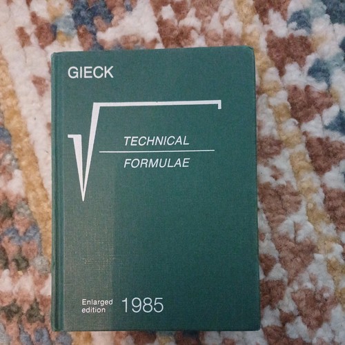 Technical formulae gieck - formulae, by