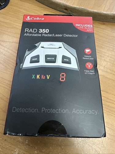 New cobra electronics rad - new, 350