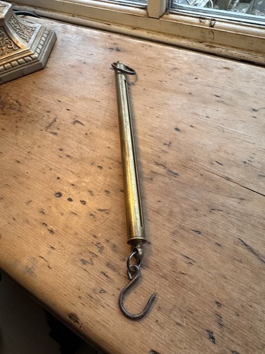 Vintage old brass salter - brass,