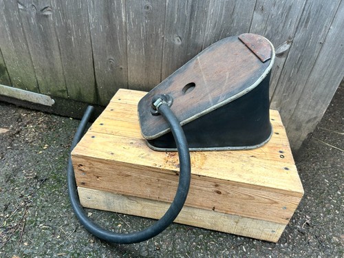 Antique foot pump bellows - antique,