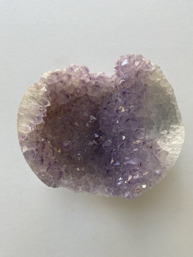 Pink amethyst egg shaped - amethyst, geode