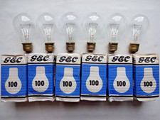 6x 100w E27 Edison Screw In