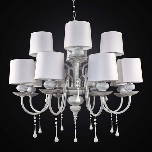Chandelier vintage wooden and - chandelier,