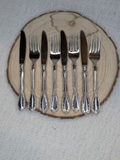 Noritake Serenade 18/8 Stainless Steel Japan Knife Fork set flatware Vintage VGC