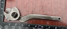 Strong Jaw Adjustable Spanner Wrench - Vintage old Tool John Hall