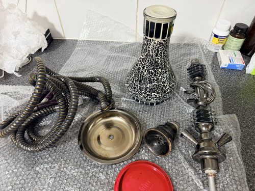 Luxury black mosaic - mosaic, hookah
