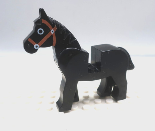 Vintage lego 4494 black - lego, horse