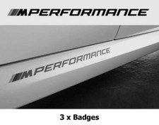 3x BMW M Performance Vinyl