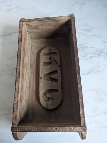 Vintage wooden brick mold - vintage,