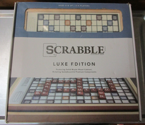 Scrabble luxe edition - scrabble,