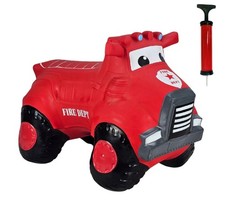 FIRE ENGINE Space Hoppers for Kids HAPPY HOPPERZ Vehicle Bouncers.