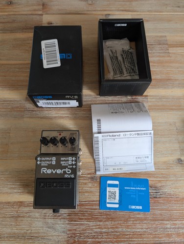 Boss reverb electric - rv-6,