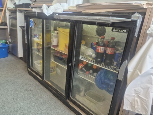 Sliding door fridge - door,