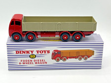 DINKY ATLAS No901 - FODEN 8 WHEEL WAGON - RED / FAWN with FREE POSTAGE
