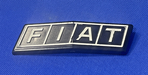 Fiat vintage car badge - vintage,
