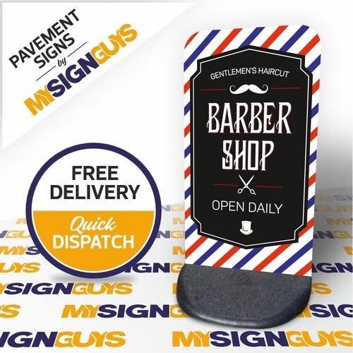 Barber pavement sign ecoflex - barber,