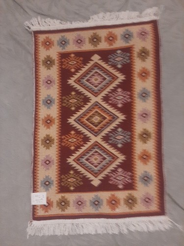 Turkish kilim mini rug - kilim,