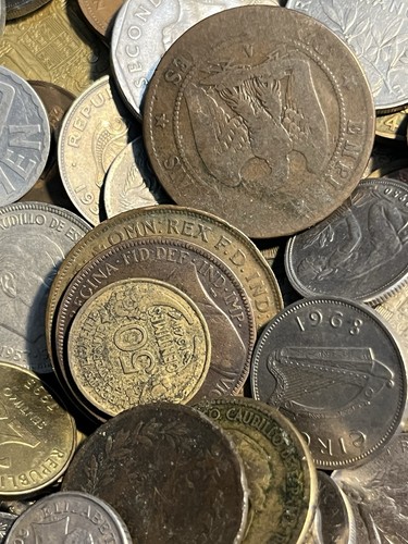 Foreign coin lot world - foreign,