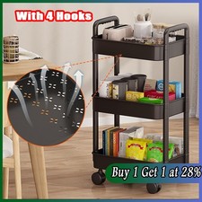 3/4 Tier Storage Trolley Cart