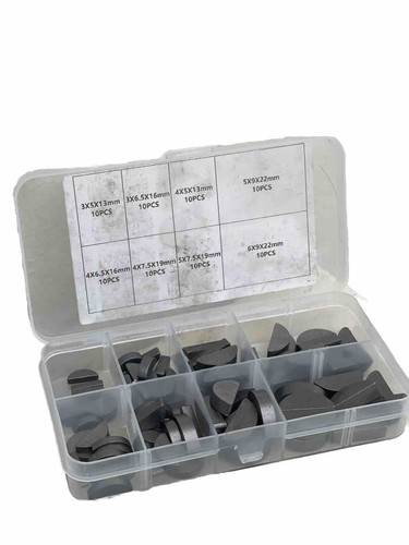 80pcs woodruff key assortment - key,