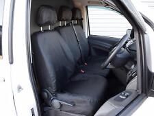 Seat Covers For Mercedes Vito (03-14) Black Tailored Fit Front Set Waterproof