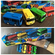 4 pcs Cars Toy The Little Bus