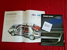 N°4545  : SAAB 9000 CD. turbo 16. 9000i 16 / catalogue luxe en français 1988